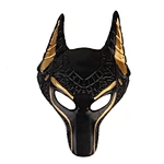 PU Foam Black and Gold Anubis Mask
