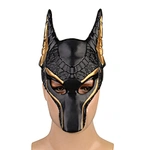 PU Foam Black and Gold Anubis Mask